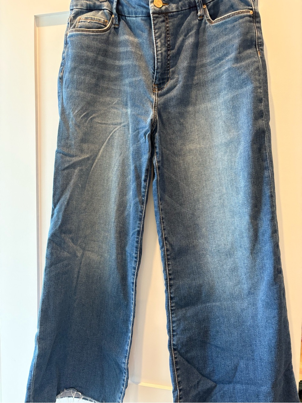 Kut from the Kloth Meg high rise wide leg Denim Jeans
